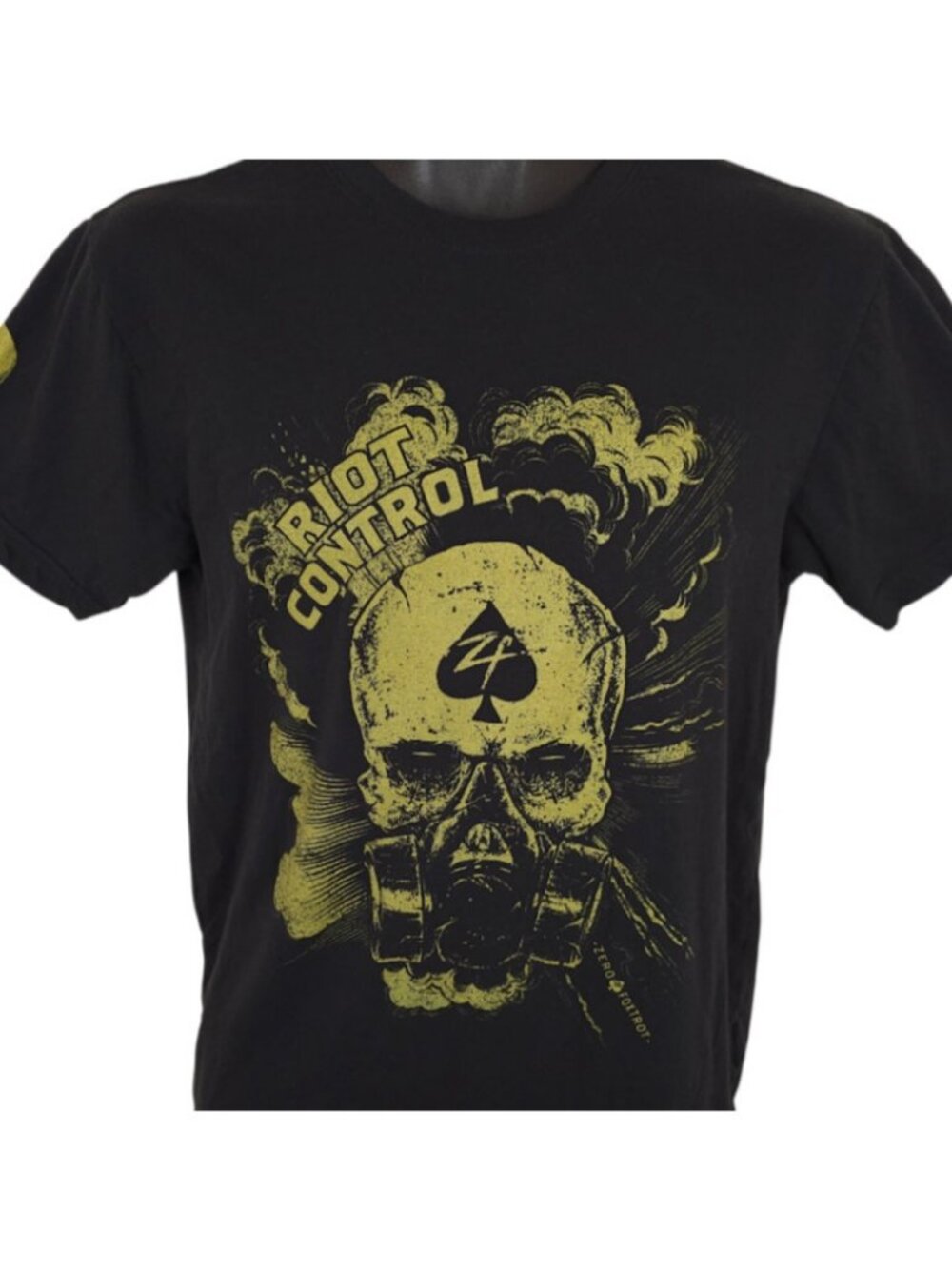 Zero Foxtrot Afterlife Club T Shirt Mens Size Small Black Riot Control